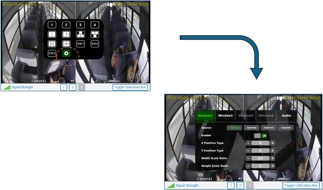 Mux Audio doc - Settings icon on Mode window